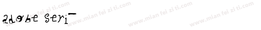 adobe seri字体转换